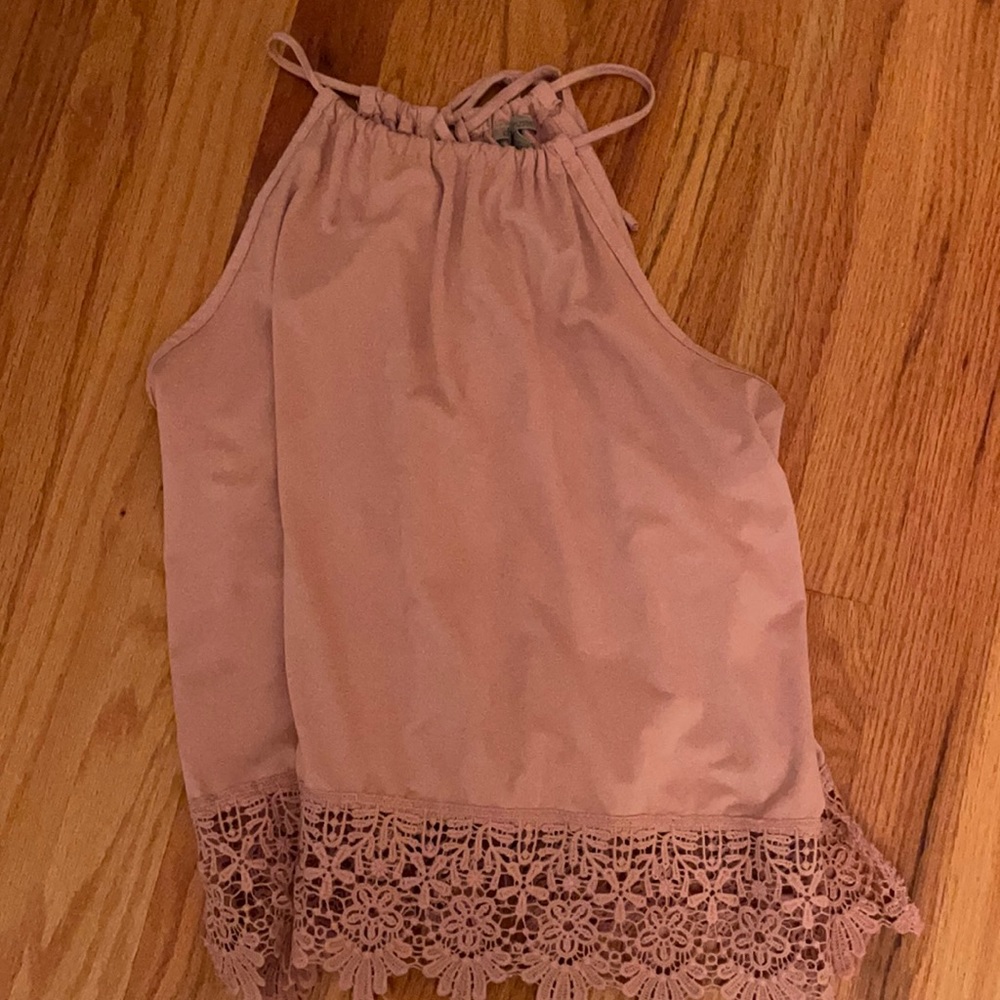 Cute tank top. Size small. Pink. Soft material